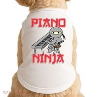 Piano Ninja Funny Keyboard Player Pianist Gift Doggie Tank thumb 0