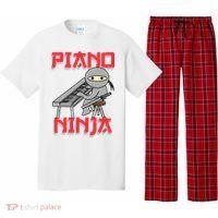 Piano Ninja Funny Keyboard Player Pianist Gift Pajama Set thumb 0