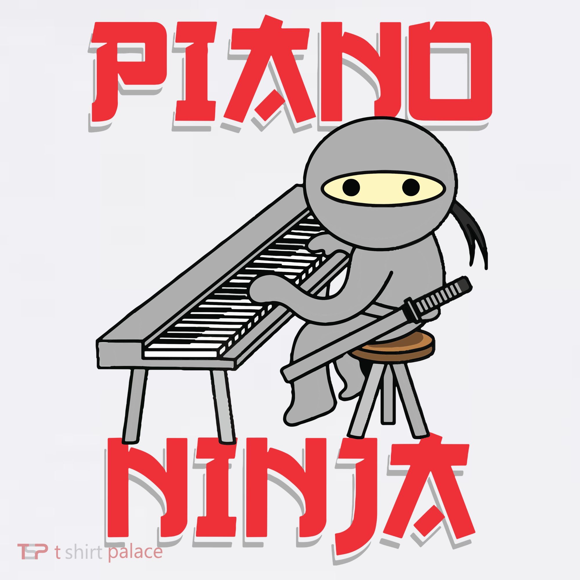 Piano Ninja Funny Keyboard Player Pianist Gift Women's Hoodie