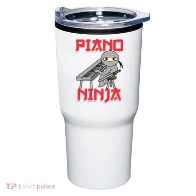 Piano Ninja Funny Keyboard Player Pianist Gift Tumbler
