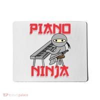 Piano Ninja Funny Keyboard Player Pianist Gift Mousepad thumb 0