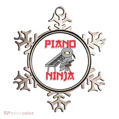 Piano Ninja Funny Keyboard Player Pianist Gift Ornament