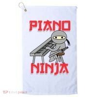 Piano Ninja Funny Keyboard Player Pianist Gift Golf Towel thumb 0