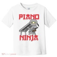 Piano Ninja Funny Keyboard Player Pianist Gift Toddler T-Shirt thumb 0