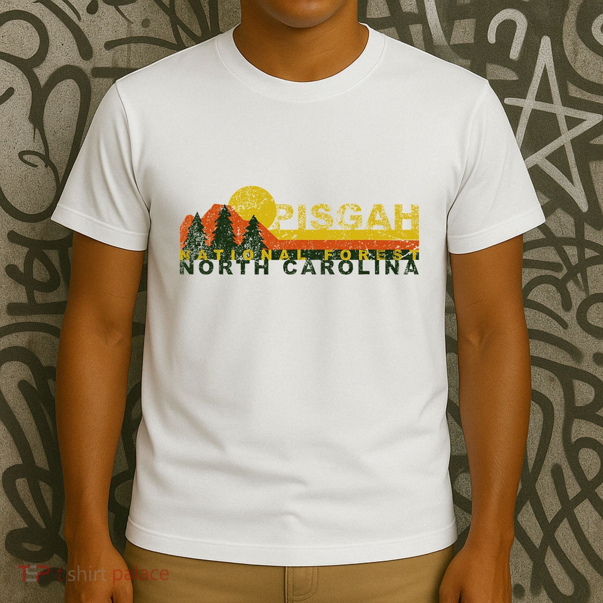 Pisgah National Forest Vintage Retro T-Shirt
