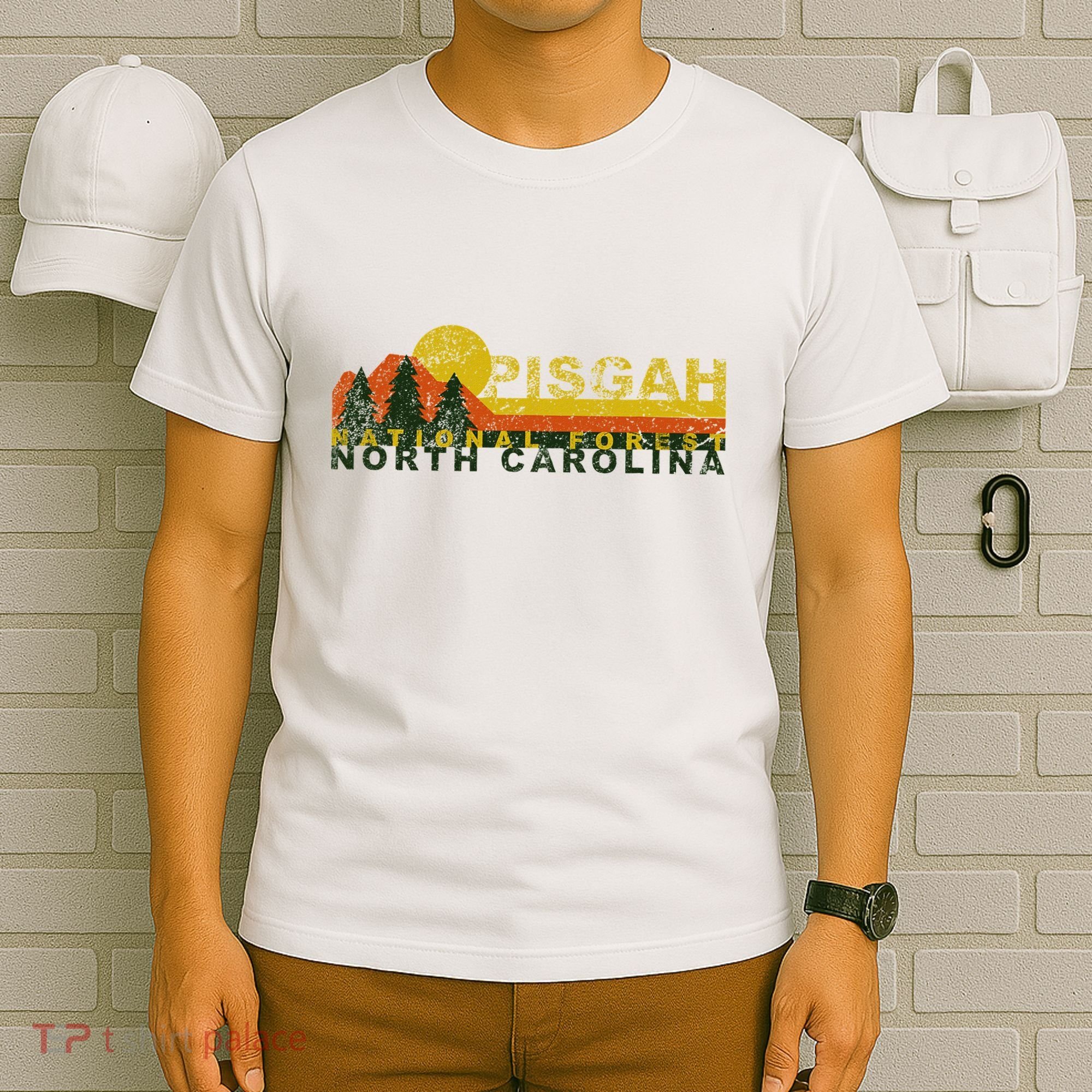 Pisgah National Forest Vintage Retro T-Shirt