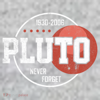 Pluto Never Forgegift Astronomy Space Nerd Pluto Great Gift The Baniff Cuffed Pom Beanie thumb 2