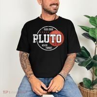 Pluto Never Forgegift Astronomy Space Nerd Pluto Great Gift Comfort Colors T-Shirt thumb 3