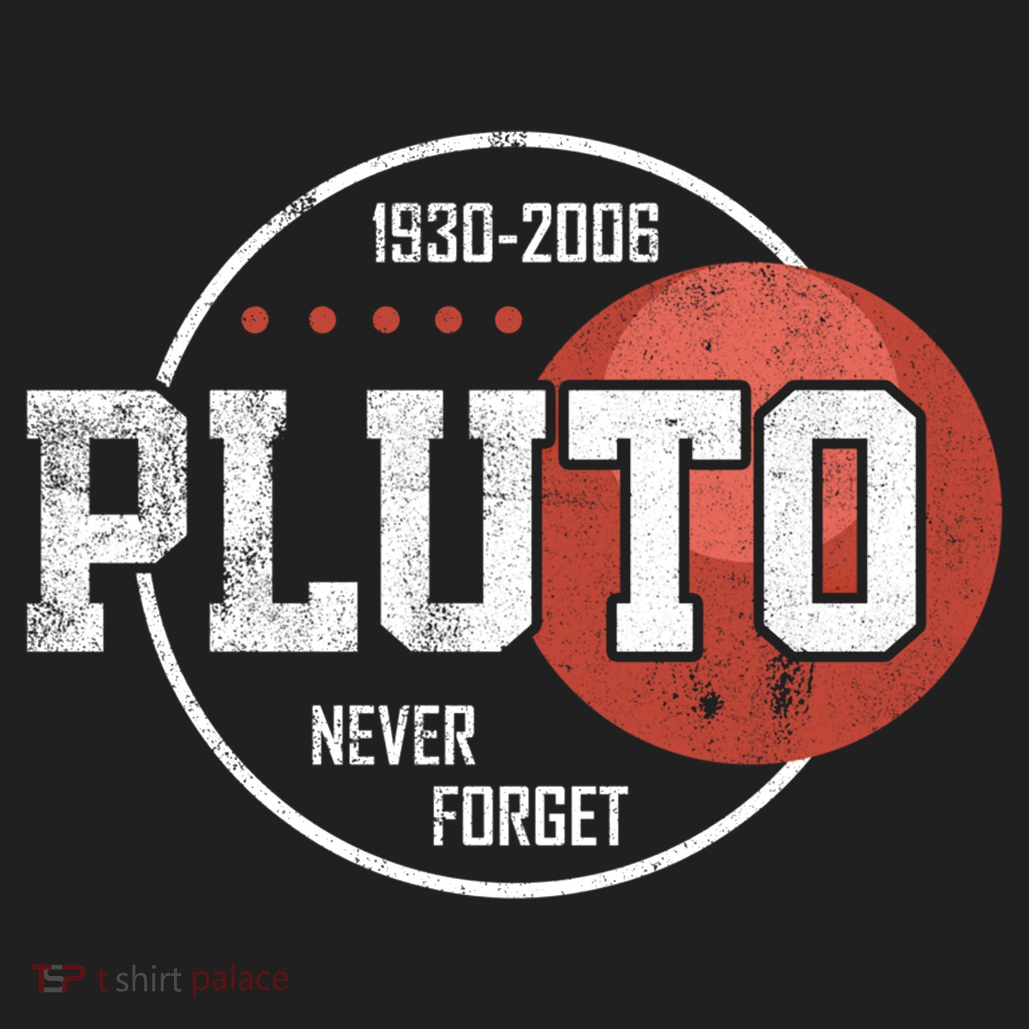 Pluto Never Forgegift Astronomy Space Nerd Pluto Great Gift Comfort Colors T-Shirt