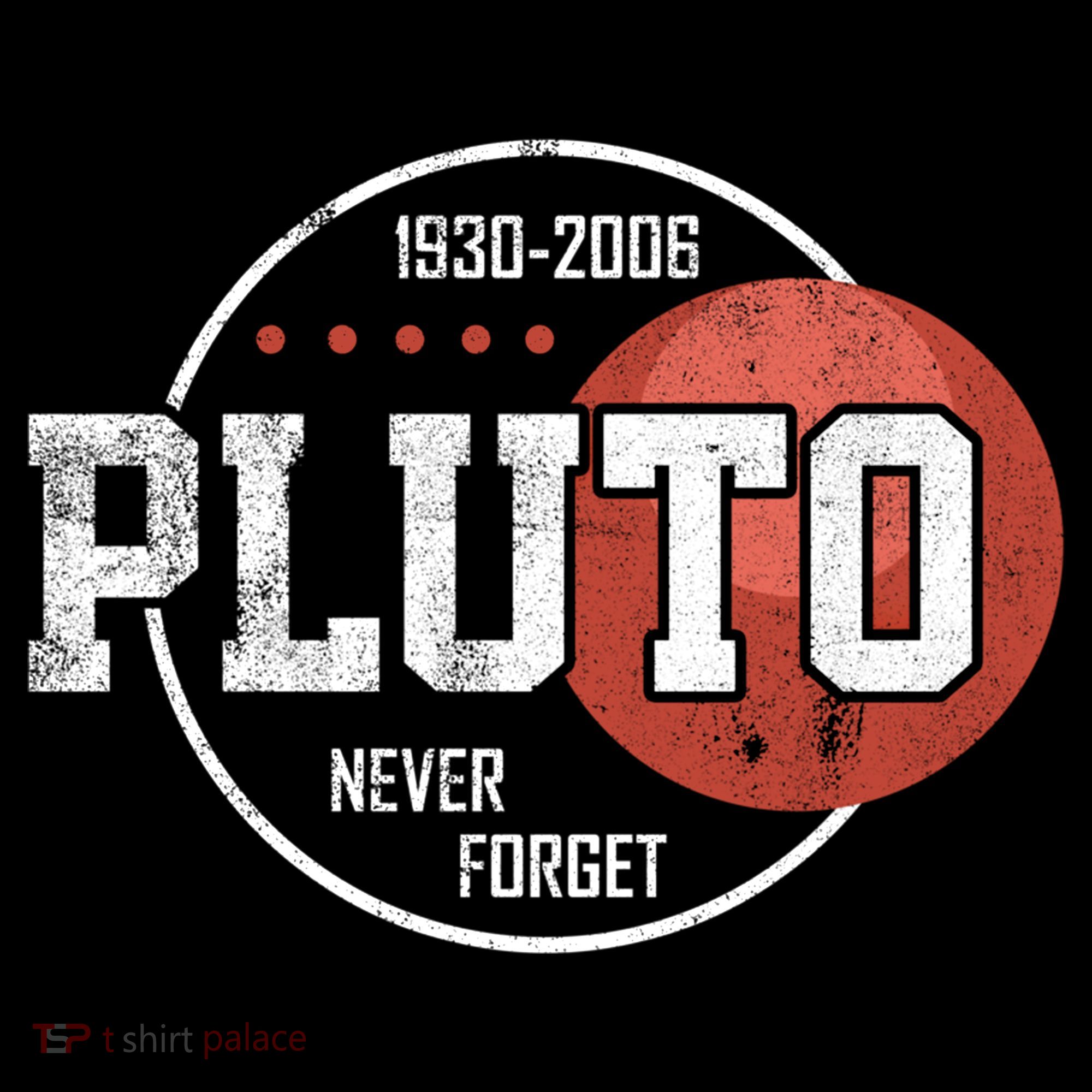 Pluto Never Forgegift Astronomy Space Nerd Pluto Great Gift USA-Made Doggie Bandana