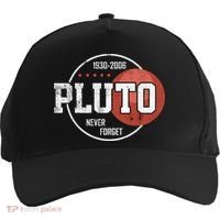 Pluto Never Forgegift Astronomy Space Nerd Pluto Great Gift Five-Panel Snapback Cap thumb 0