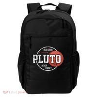Pluto Never Forgegift Astronomy Space Nerd Pluto Great Gift Backpack thumb 0