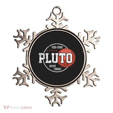 Pluto Never Forgegift Astronomy Space Nerd Pluto Great Gift Ornament