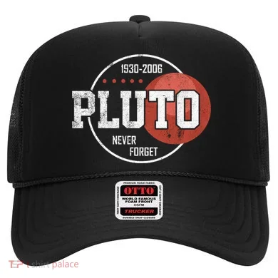 Pluto Never Forgegift Astronomy Space Nerd Pluto Great Gift Hat