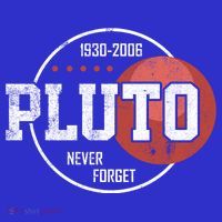 Pluto Never Forgegift Astronomy Space Nerd Pluto Great Gift Button thumb 1