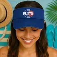 Pluto Never Forgegift Astronomy Space Nerd Pluto Great Gift Visor thumb 2