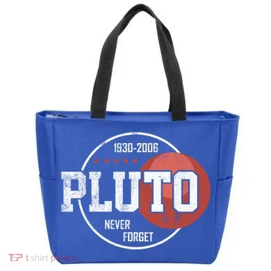 Pluto Never Forgegift Astronomy Space Nerd Pluto Great Gift Tote Bag