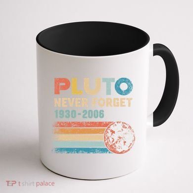 Pluto Never Forget 1930 Meaningful Gift 2006 Vintage Funny Lover Gift Coffee Mug back