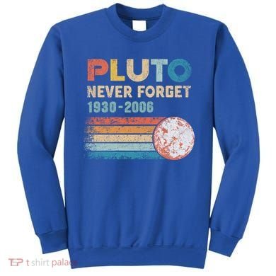 Pluto Never Forget 1930 Meaningful Gift 2006 Vintage Funny Lover Gift Sweatshirt