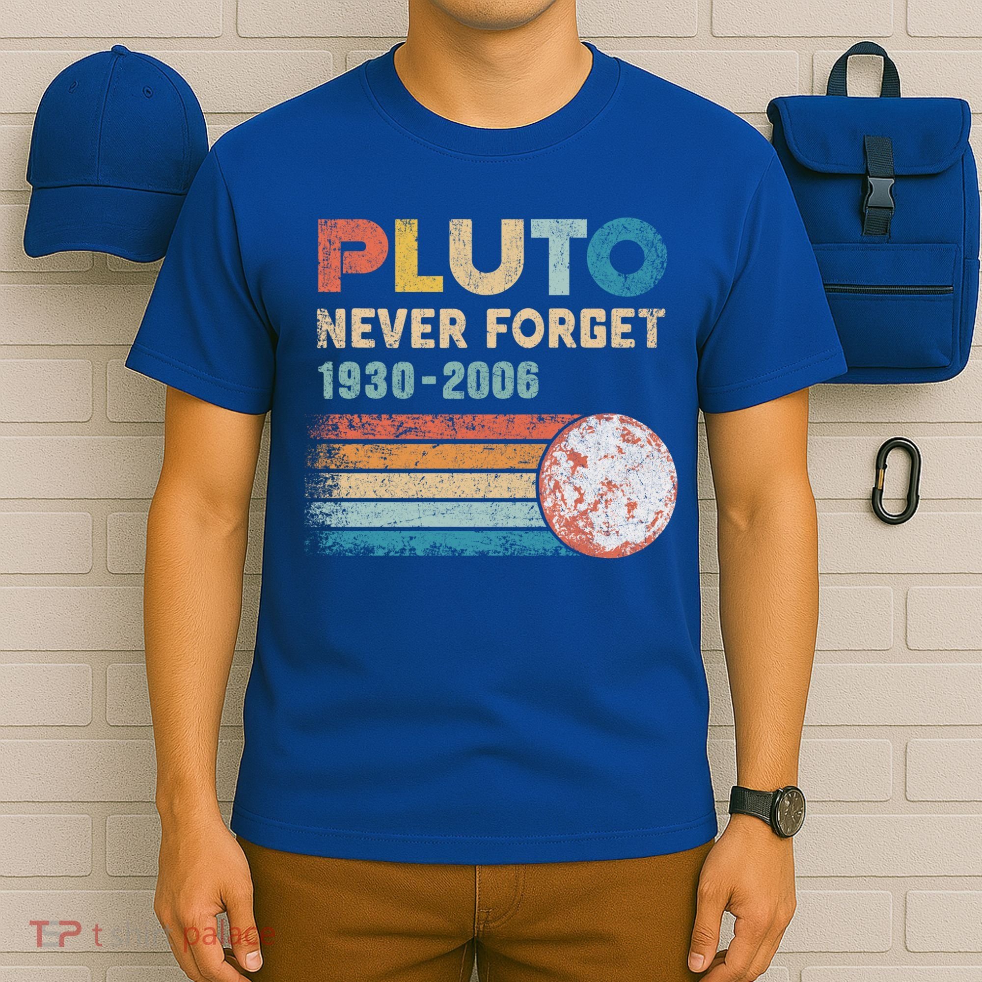 Pluto Never Forget 1930 Meaningful Gift 2006 Vintage Funny Lover Gift T-Shirt