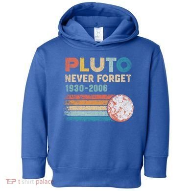 Pluto Never Forget 1930 Meaningful Gift 2006 Vintage Funny Lover Gift Toddler Hoodie