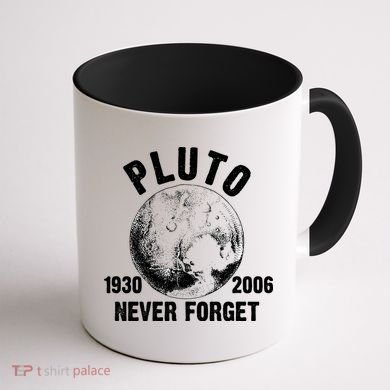 Pluto Never Forget 1930/2006 Coffee Mug back