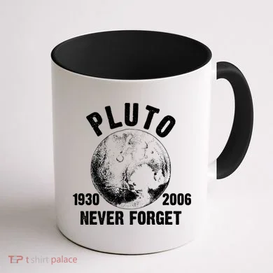 Pluto Never Forget 1930/2006 Coffee Mug back