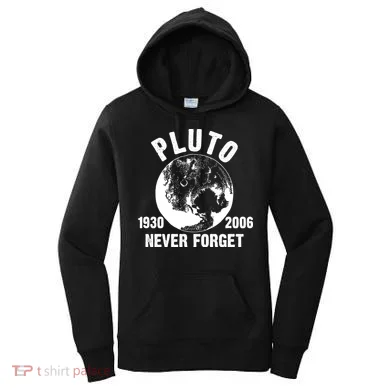Pluto Never Forget 1930/2006 Women's Hoodie