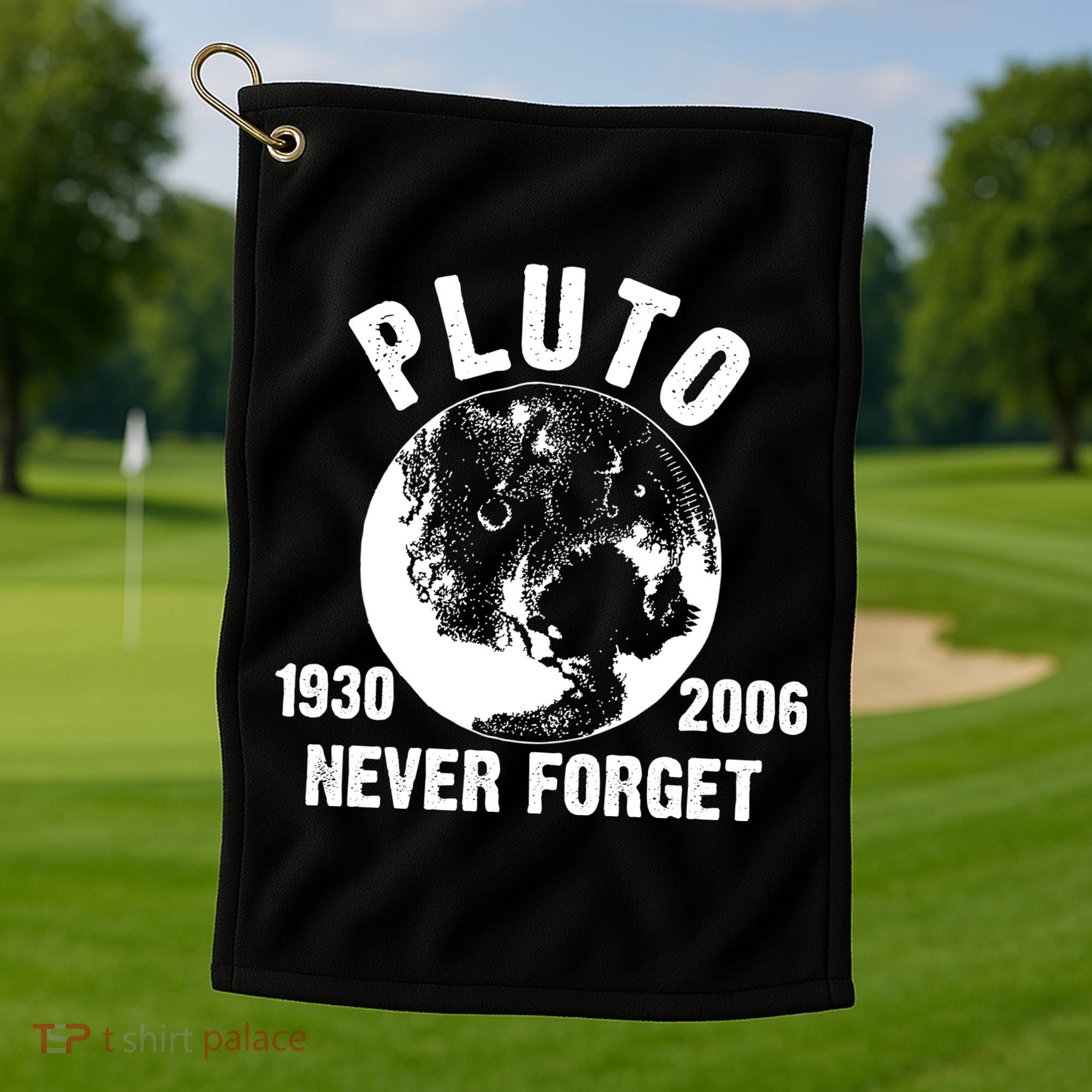 Pluto Never Forget 1930/2006 Golf Towel