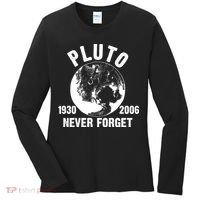 Pluto Never Forget 1930/2006 Women's Long Sleeve Shirt thumb 0