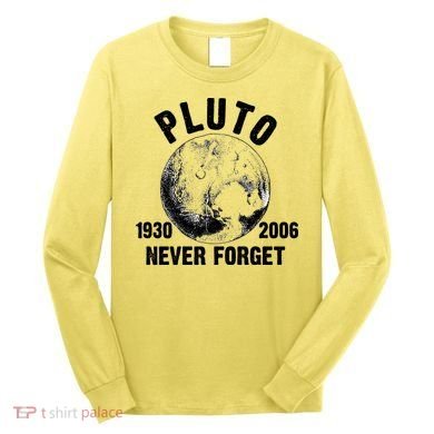 Pluto Never Forget 1930/2006 Long Sleeve Shirt