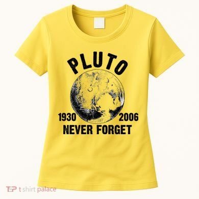 Pluto Never Forget 1930/2006 Women's T-Shirt