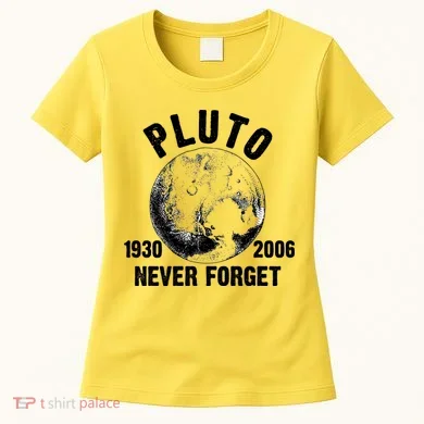 Pluto Never Forget 1930/2006 Women's T-Shirt