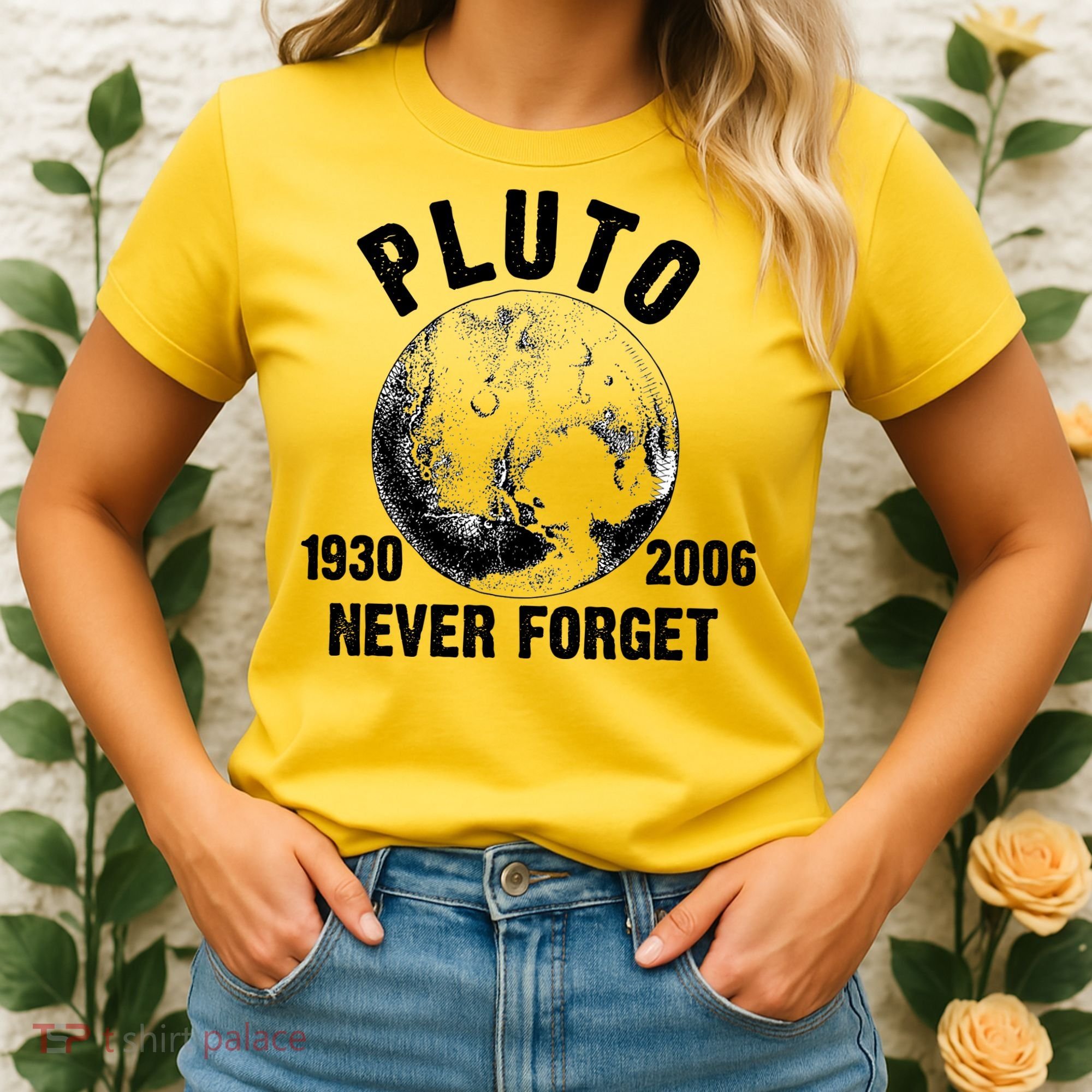 Pluto Never Forget 1930/2006 Women's T-Shirt