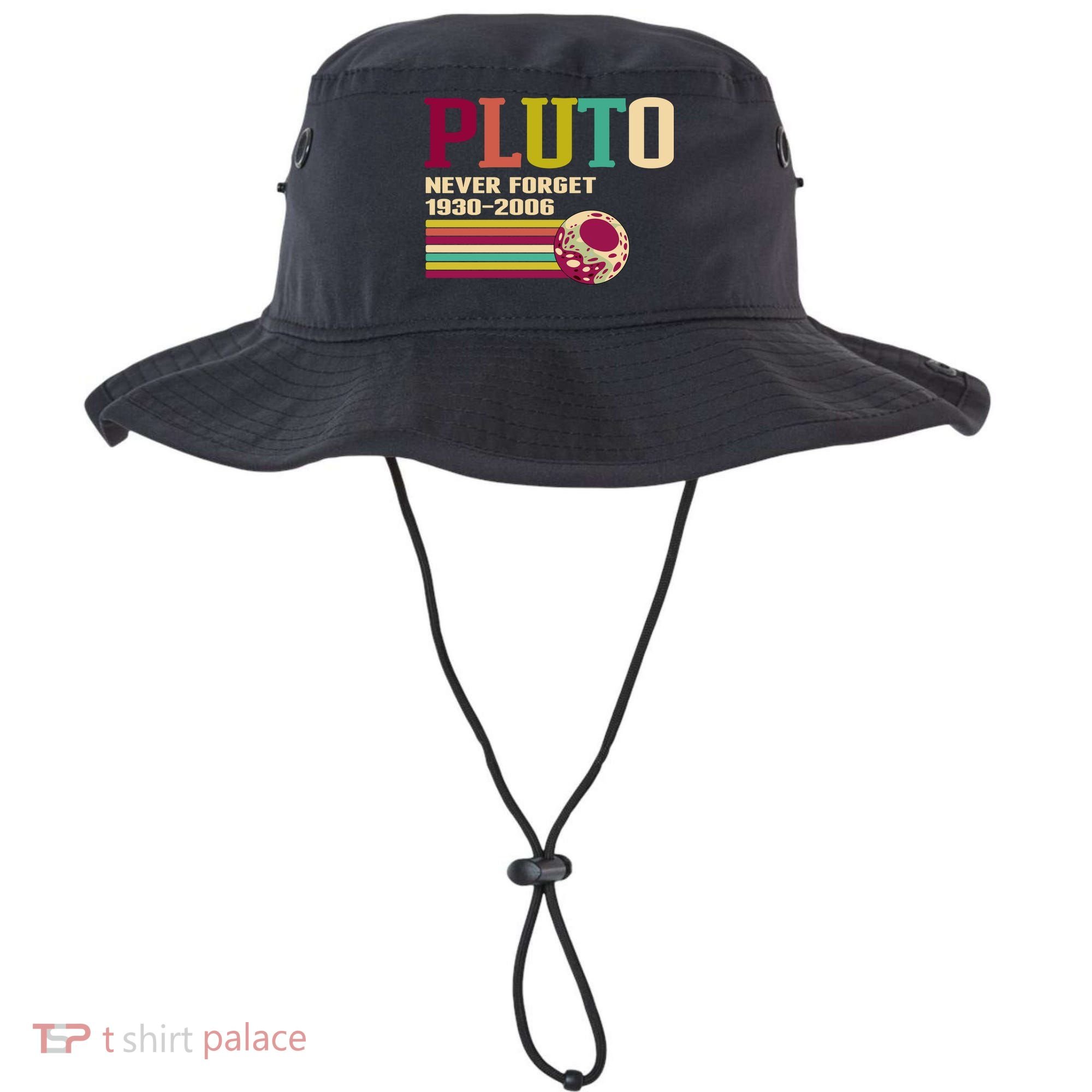 Pluto Never Forget 19302006 Solar System Planet Bucket Hat