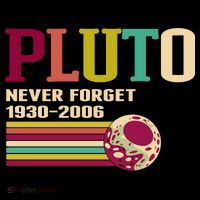 Pluto Never Forget 19302006 Solar System Planet Women's Tank Top thumb 5