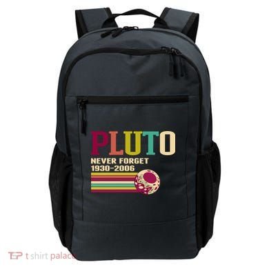 Pluto Never Forget 19302006 Solar System Planet Backpack
