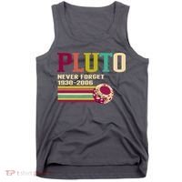 Pluto Never Forget 19302006 Solar System Planet Tank Top thumb 0