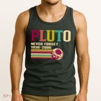 Pluto Never Forget 19302006 Solar System Planet Tank Top thumb 3