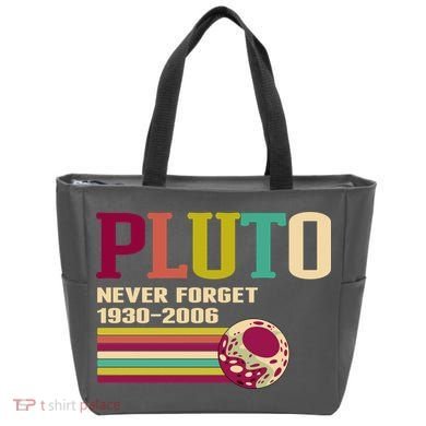 Pluto Never Forget 19302006 Solar System Planet Tote Bag