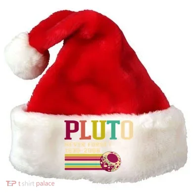 Pluto Never Forget 19302006 Solar System Planet Santa Hat
