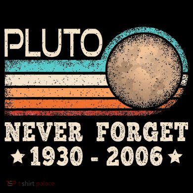 Pluto Never Forget Funny Planet Space Science Button