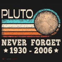 Pluto Never Forget Funny Planet Space Science Pajama Set thumb 2