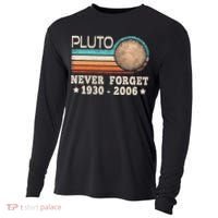 Pluto Never Forget Funny Planet Space Science Cooling Performance Long Sleeve Crew thumb 0