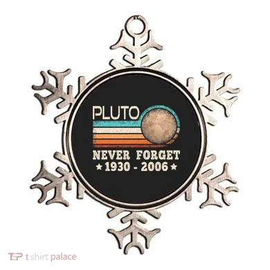Pluto Never Forget Funny Planet Space Science Ornament