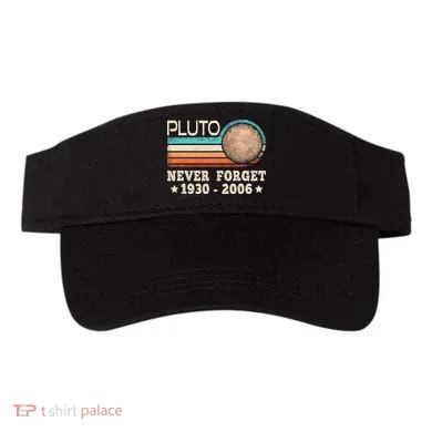 Pluto Never Forget Funny Planet Space Science Visor