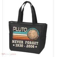 Pluto Never Forget Funny Planet Space Science Tote Bag thumb 3