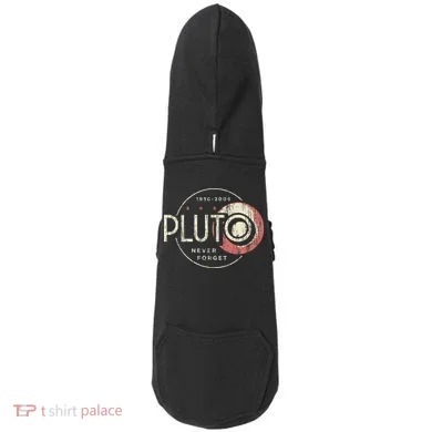 Pluto Never Forget Funny Pluto Pluto Lover Pluto Doddie Hoodie