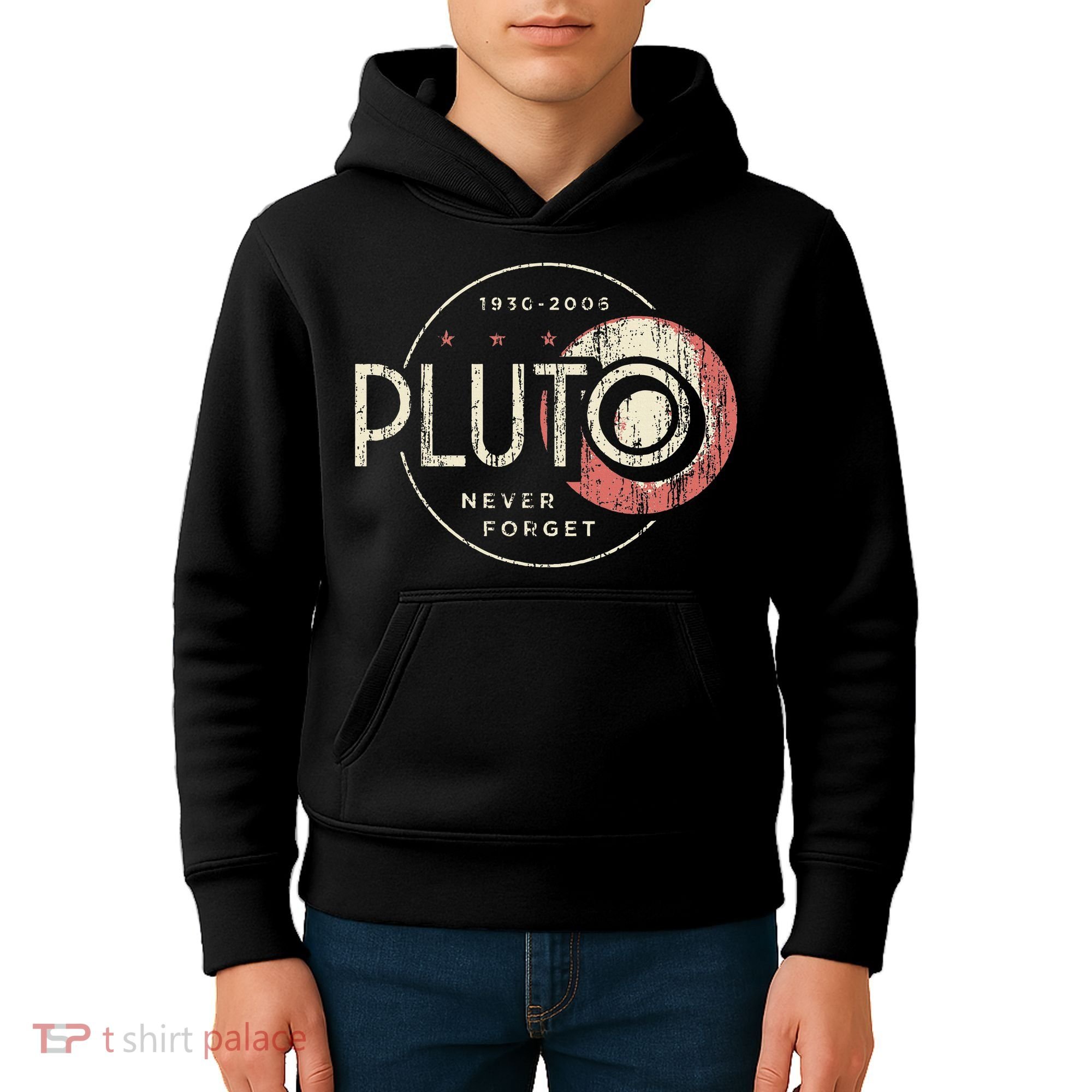 Pluto Never Forget Funny Pluto Pluto Lover Pluto Kids Hoodie