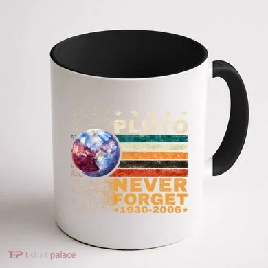 PLUTO NEVER FORGET Coffee Mug back